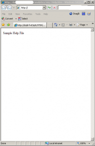 Sample Help File