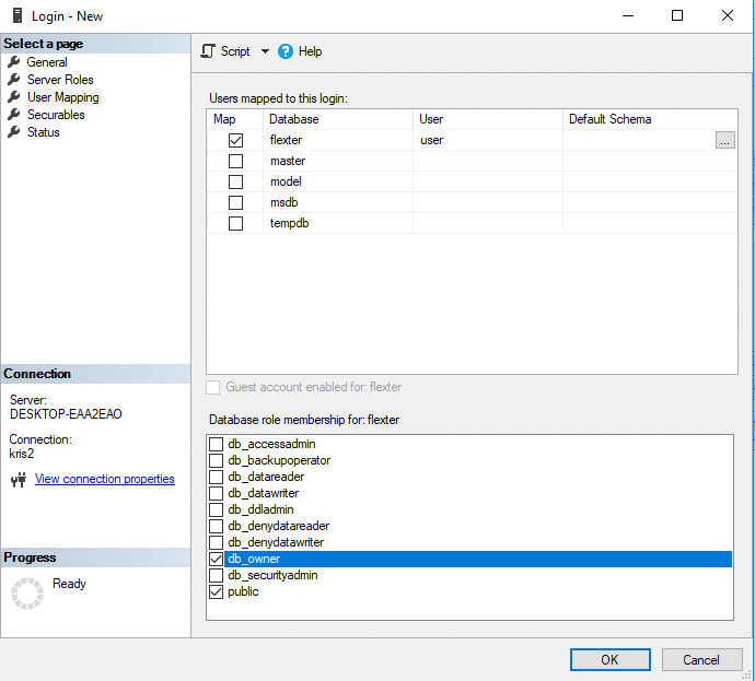 File maps users. Как поменять язык в SQL Management Studio на русский.