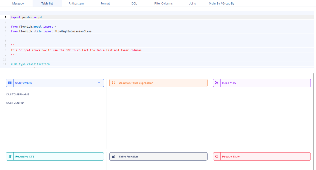 Deep dive on SQL parsing on Teradata