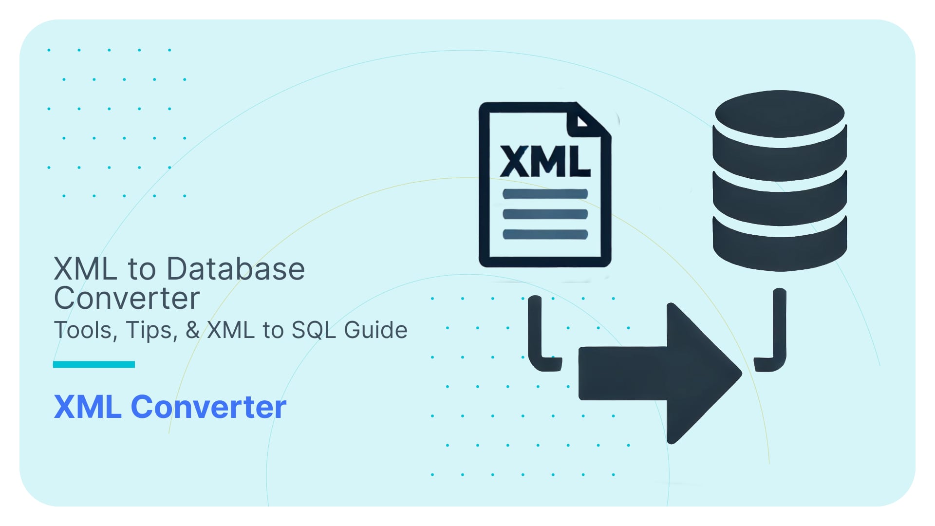 XML to database conversion